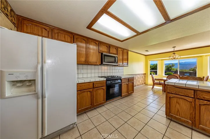 kitchen looking to dining area