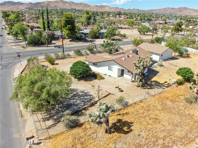 Oversized corner lot.