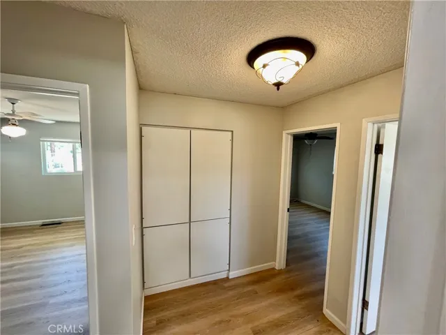 Plenty of hallway storage.