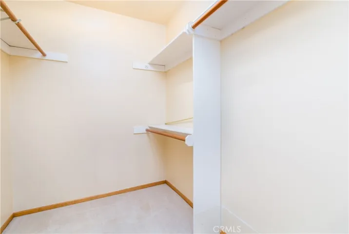 Upstairs walk in closet