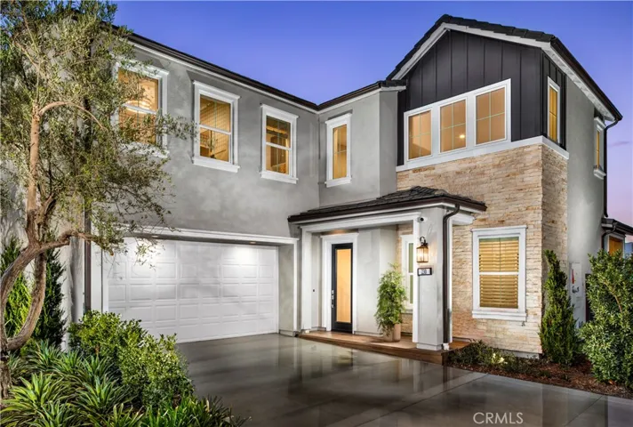 Front Elevation: Birch Modern Hacienda