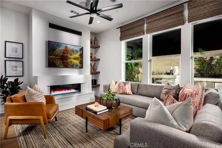 Family Room  with fireplace