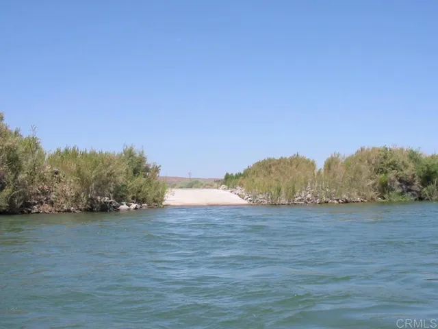 community boat ramp as seen from the river