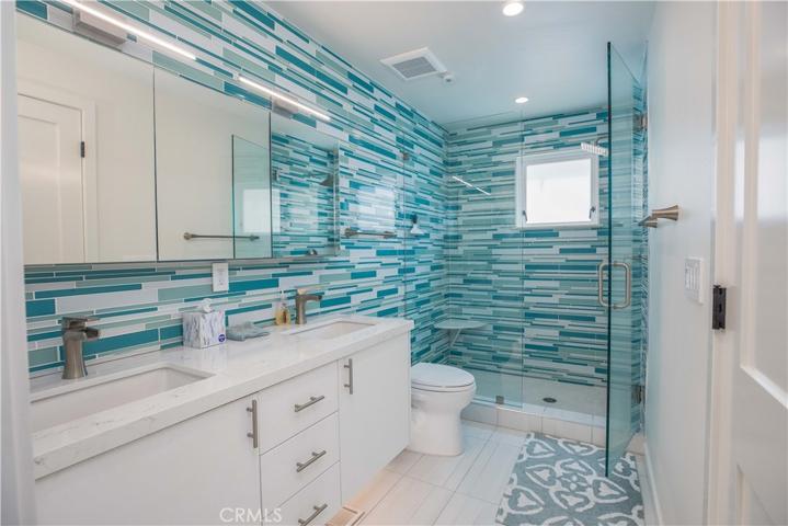 Primary bathroom.
