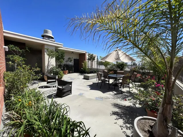 Rooftop patio