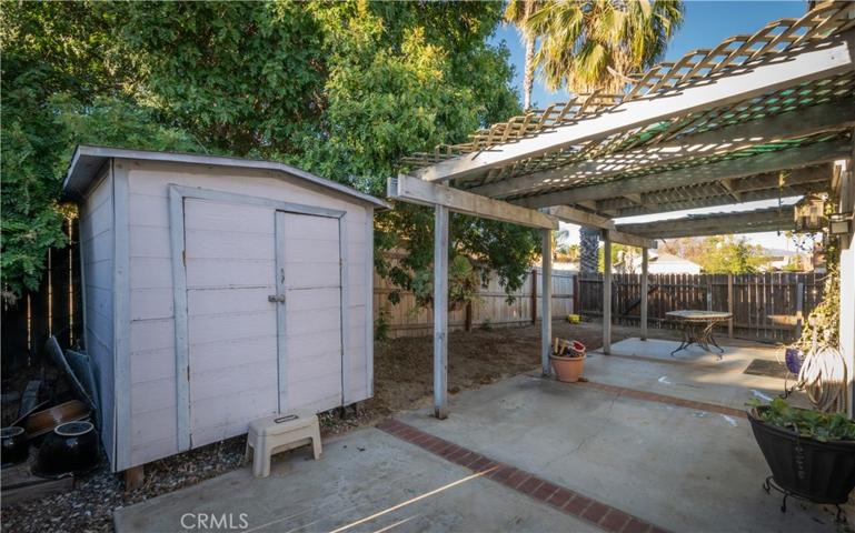 Back yard shed