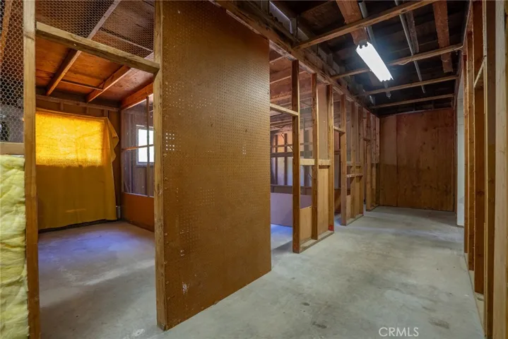 At the back of the building is a huge storage area that is divided up into areas.