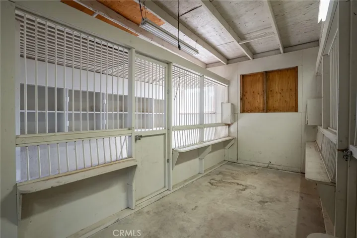 The storage area was originally built for the purposes of raising exotic birds.