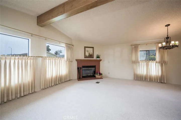 LIVING AREA W/ FIREPLACE