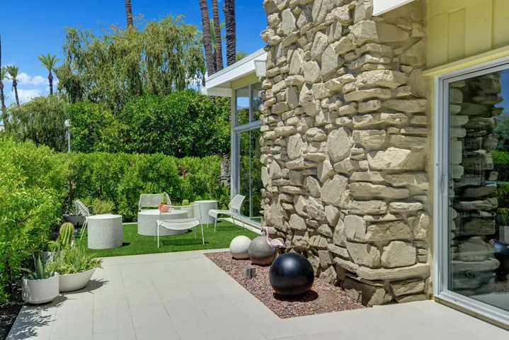 SIDE PATIO WITH CHIMNEY MLS
