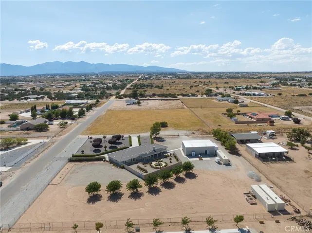 Drone showing street