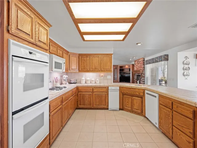 Kitchen with double oven