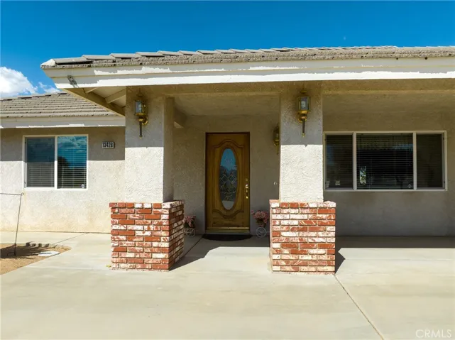 Entrance with covered porch