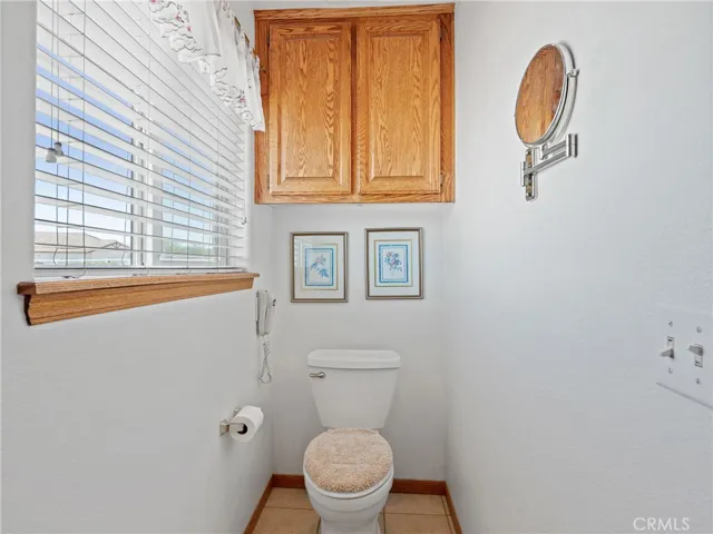 Private toilet with land line phone