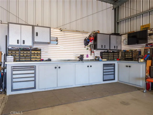 Interior of 40x60 garage/workshop