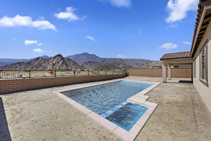 Lot 66 pool no landscaping