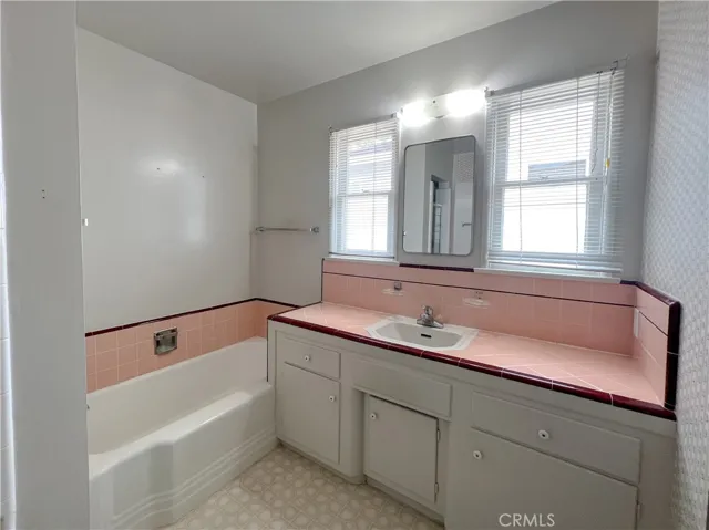Hallway bathroom