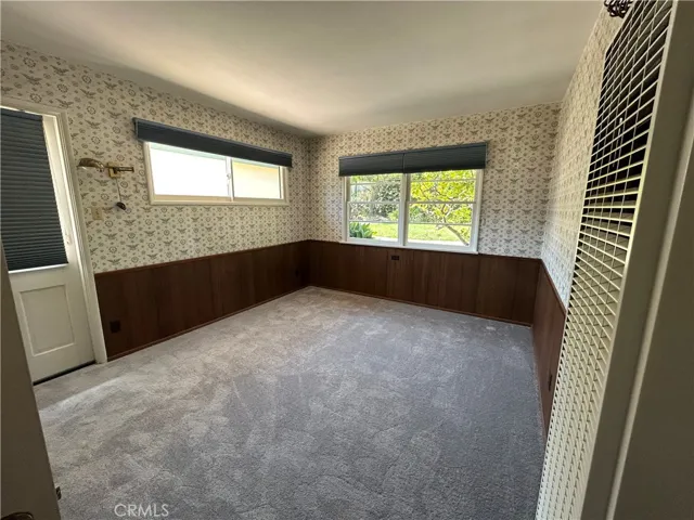 Bedroom 3 with new carpet