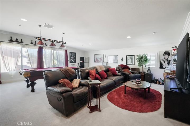 Loft. Notice how big the loft is. Use the furniture and photos as a frame of reference