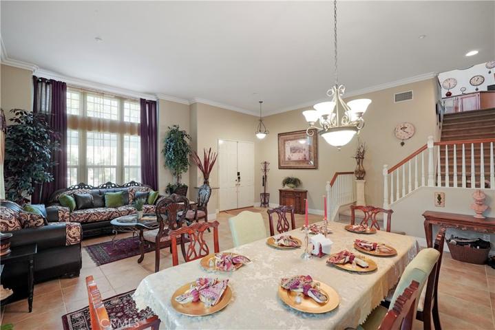 Formal Living, Dinning and elegant stairway