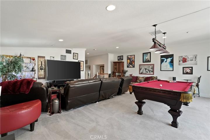 Loft. Notice how big the loft is. Use the furniture and photos as a frame of reference