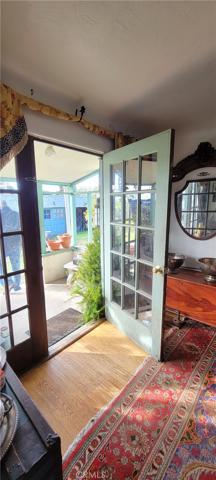 Door to back porch