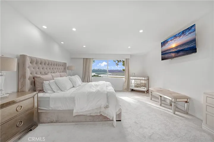 Primary Bedroom with view of the back bay