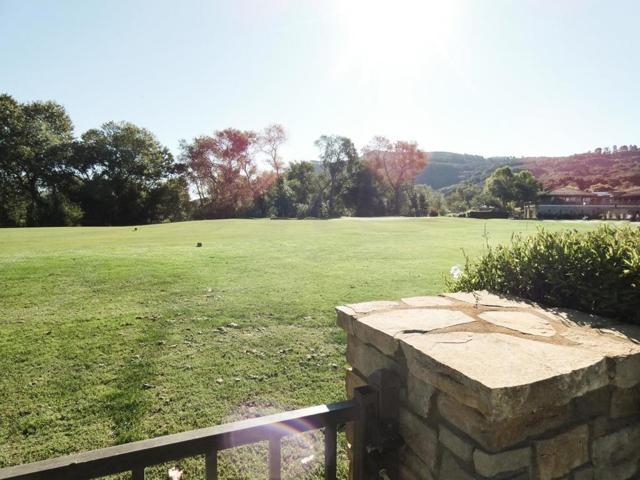 View of mountains from back gate