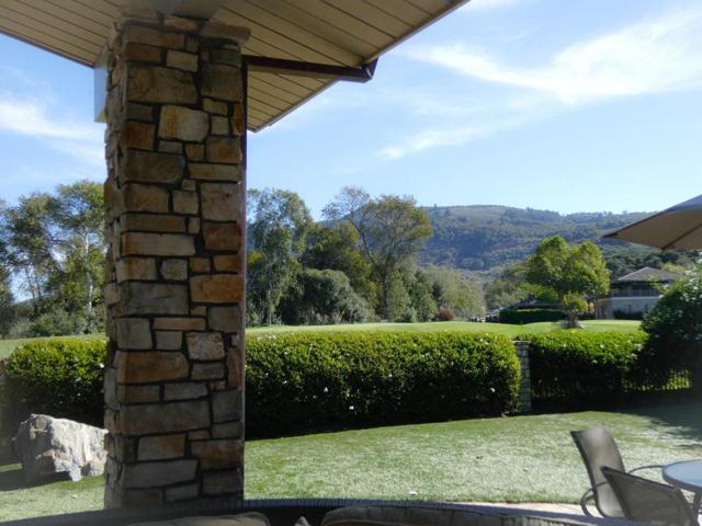 View of golf course and mountains