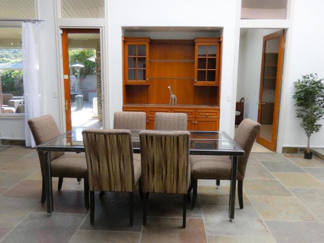 Dining area with built in hutch