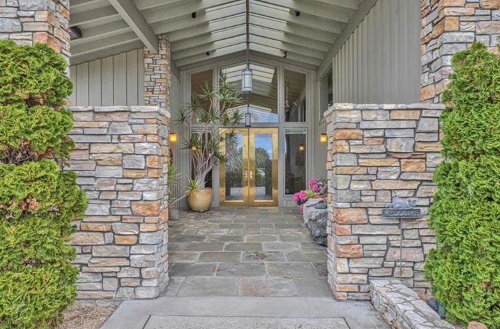View of front door