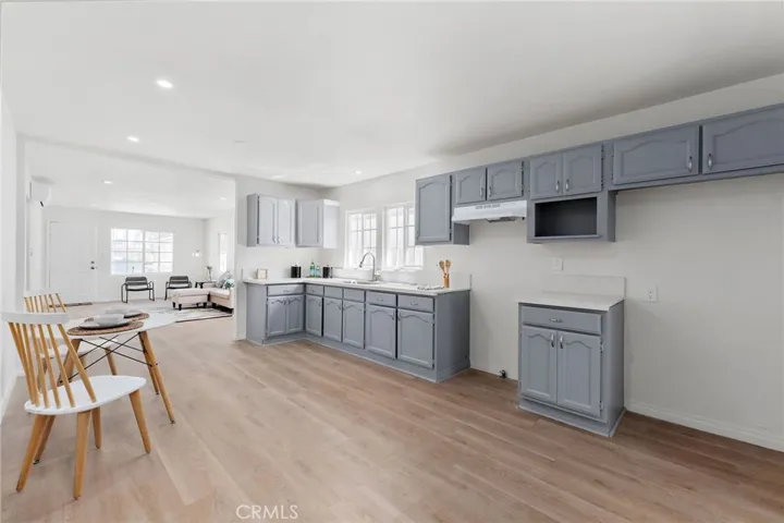 back unit kitchen and dining