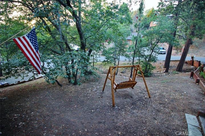 Swing in the yard