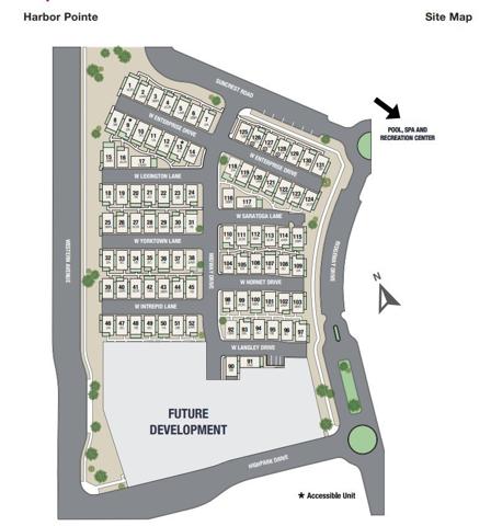 Harbor Pointe Site Map