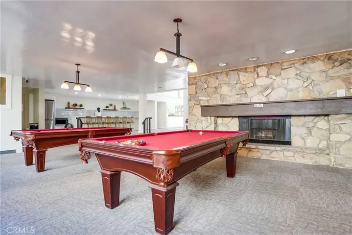Clubhouse pool table, ping pong, shuffle board