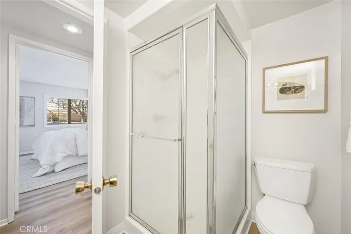 Master bathroom with 3/4 shower