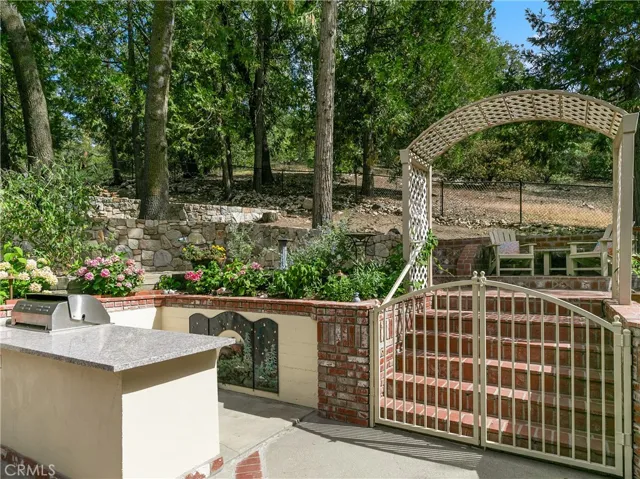 Outdoor entertaining area