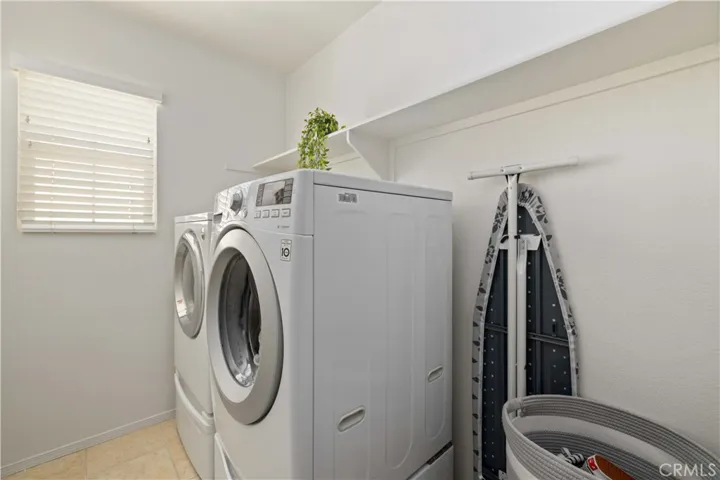 Upstairs laundry washer and dryer included