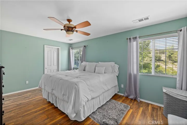 Master suite with private bath