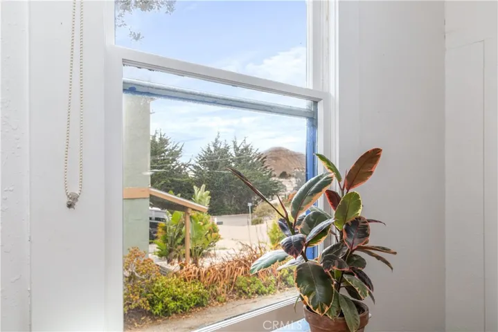 View of Morro Rock from the back bedroom