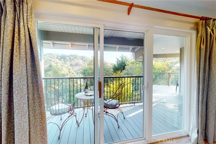 Access to Wrap-around Deck from Main Level Hall