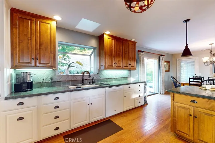 Garden Window & Skylight above Sink