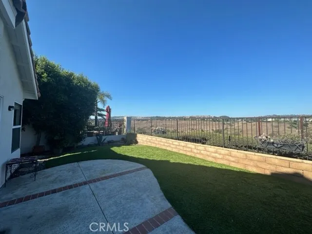 Backyard is low maintenance.