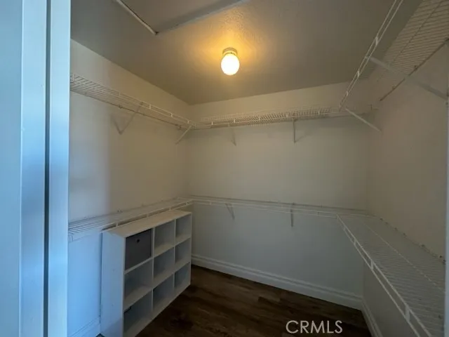Master bedroom walk in closet.