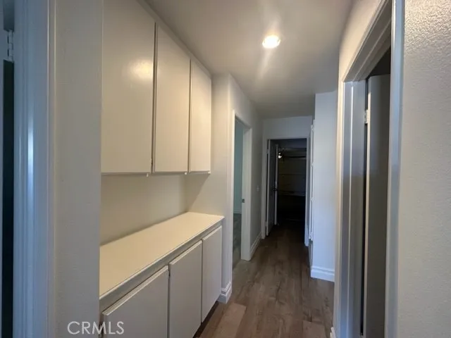 Hallway storage.