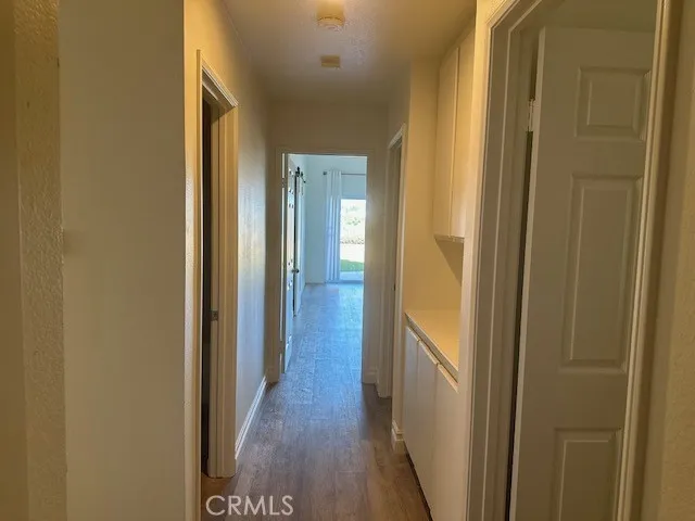 Looking down hallway to Master