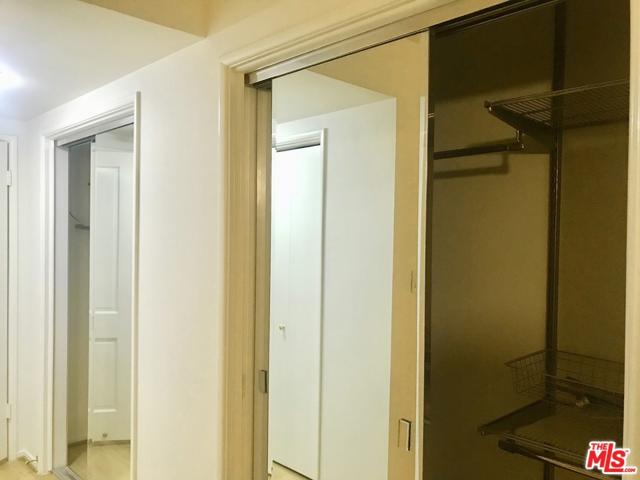 Master bedroom closets