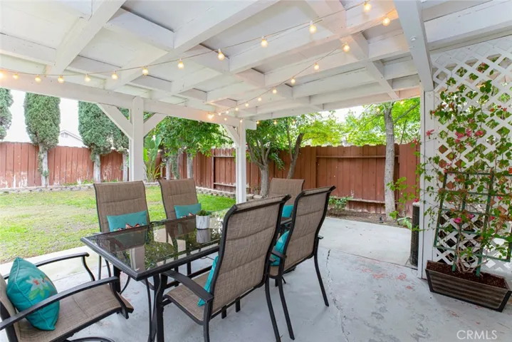  Rear covered patio.
