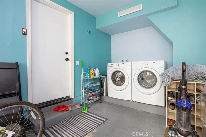 Inside Washer / Dryer.