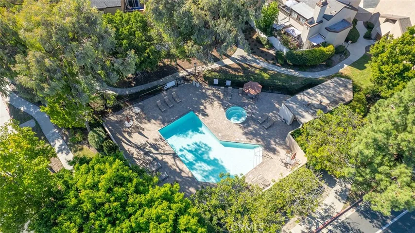 Two separate pool and spa areas to enjoy